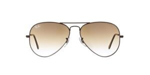 sunglass Ray-Ban Men Gradient Brown Lens Pilot Sunglasses - 0RB3025I014/5158
