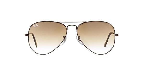 Ray-Ban Men Gradient Brown Lens Pilot Sunglasses - 0RB3025I014/5158